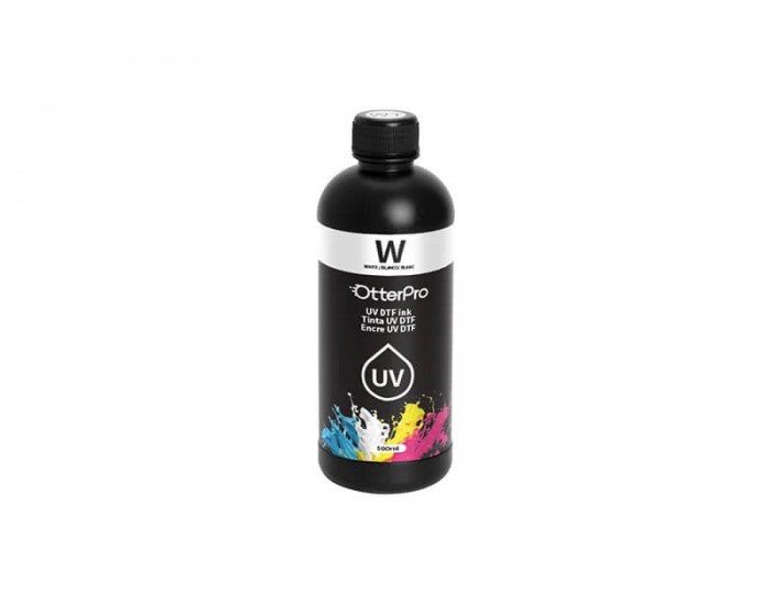 حبر يو في دي تي اف 500مم اوتر برو ابيض 1000ml 3D UVDTF Ink(White)